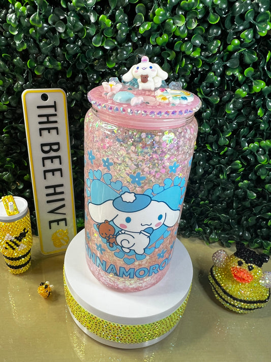 16oz Cinnamoroll Snowglobe Cup