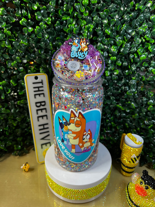 16oz CUSTOM *PLASTIC* Snowglobe Cup